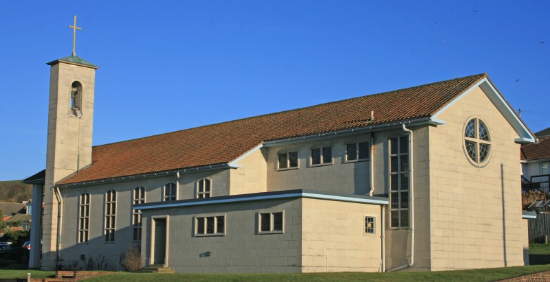 View of St Nicholas Church from Saltdean Vale