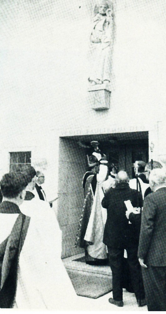 Bishop at the door May 1965
