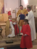 The Child Bishop offers a prayer